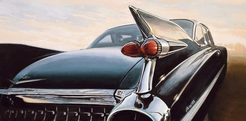 Eldorado I White Modern Wood Framed Art Print with Double Matting by Brook, Francis