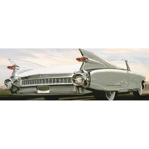 Eldorado II Black Modern Wood Framed Art Print with Double Matting by Brook, Francis