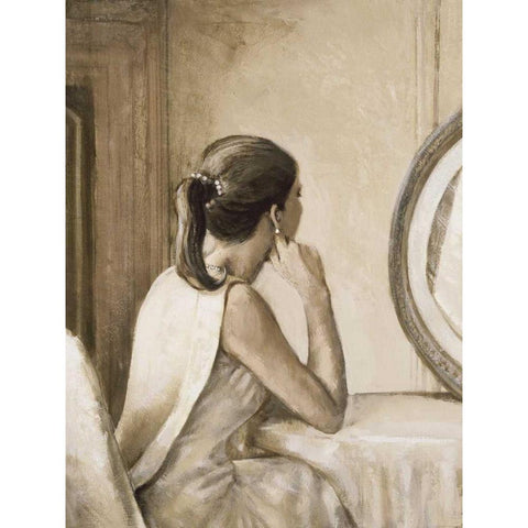 Riflesso White Modern Wood Framed Art Print by Scala, Gualtiero Bassi