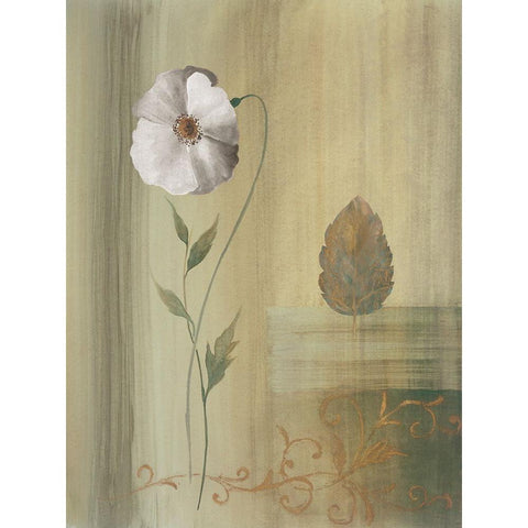 Collection decorative I White Modern Wood Framed Art Print by Boulez, Genevieve