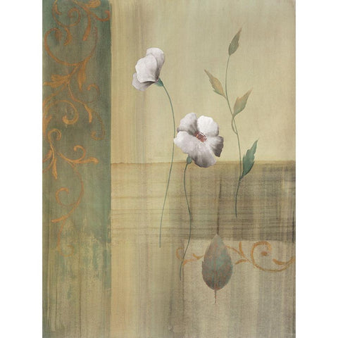 Collection decorative II White Modern Wood Framed Art Print by Boulez, Genevieve