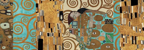 Klimt I 150th Anniversary - Fulfillment Black Ornate Wood Framed Art Print with Double Matting by Klimt, Gustav