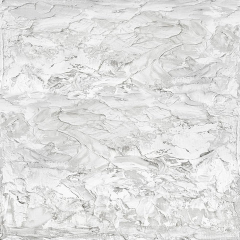 White on White I White Modern Wood Framed Art Print with Double Matting by Gordon, Sofia