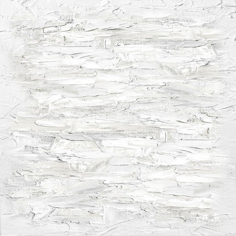 White on White II White Modern Wood Framed Art Print by Gordon, Sofia