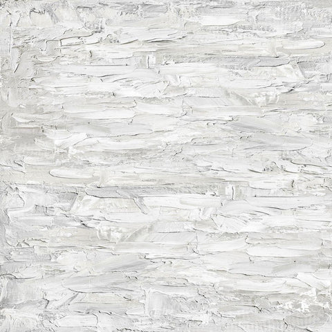 White on White IV Black Modern Wood Framed Art Print by Gordon, Sofia