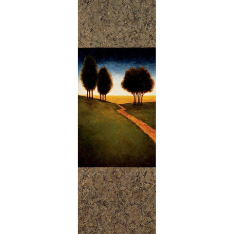 Lighted Path II Black Modern Wood Framed Art Print by Williams, Gregory