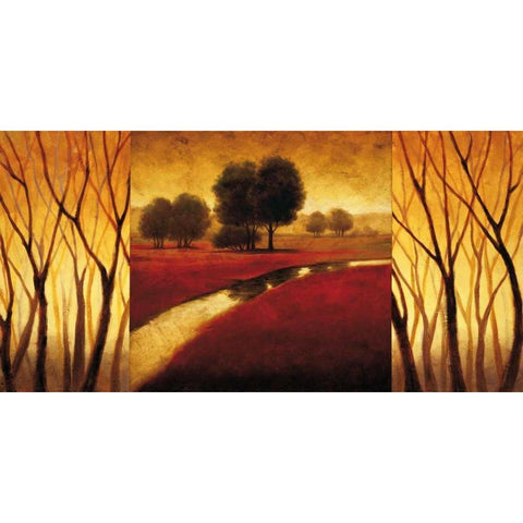 Brilliance Gold Ornate Wood Framed Art Print with Double Matting by Williams, Gregory