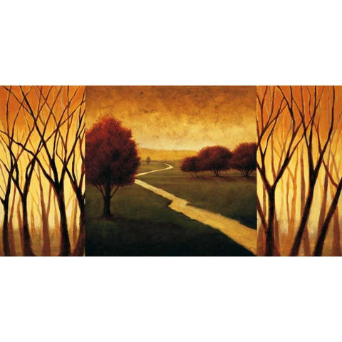 Awakening Gold Ornate Wood Framed Art Print with Double Matting by Williams, Gregory