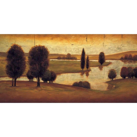 Take me to the River II Gold Ornate Wood Framed Art Print with Double Matting by Williams, Gregory