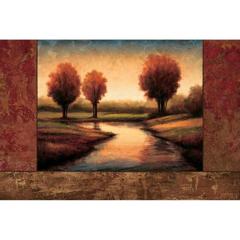 Daybreak I White Modern Wood Framed Art Print by Williams, Gregory