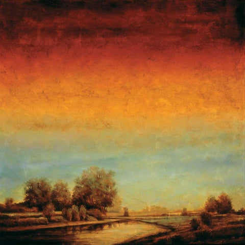 Transformation I White Modern Wood Framed Art Print with Double Matting by Williams, Gregory