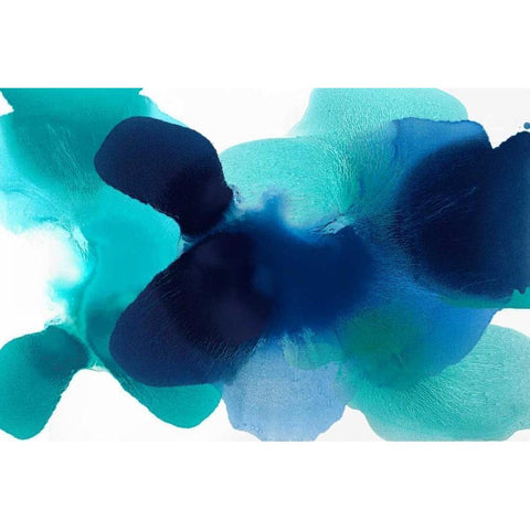 Free Form Black Modern Wood Framed Art Print by Carlson, Hannah