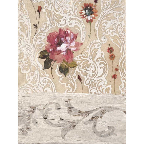 Panneau Neoclassique I White Modern Wood Framed Art Print by Simon, Helene