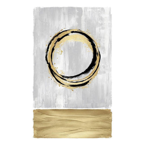 Inward White II Gold Ornate Wood Framed Art Print with Double Matting by Harris, Natalie