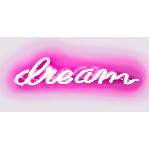 Neon Dream PW White Modern Wood Framed Art Print by Carr, Hailey
