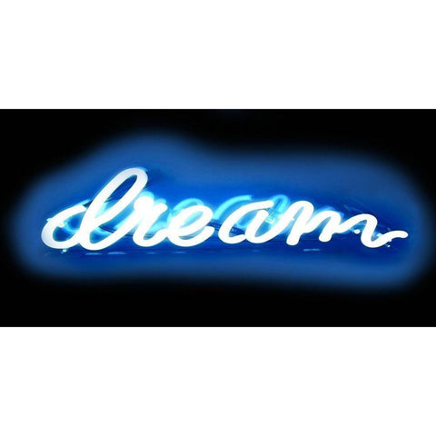 Neon Dream BB Black Modern Wood Framed Art Print by Carr, Hailey