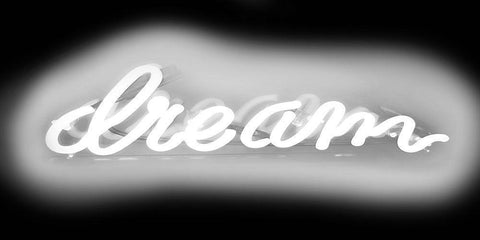 Neon Dream New WB Black Ornate Wood Framed Art Print with Double Matting by Carr, Hailey