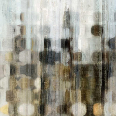 Ascending II Black Modern Wood Framed Art Print with Double Matting by Lockhart, Allison