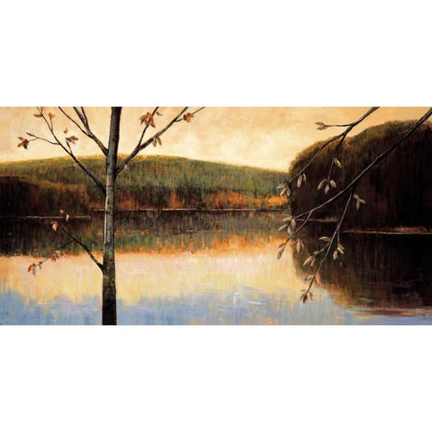 From the Lakeshore Black Modern Wood Framed Art Print by Adams, Justin