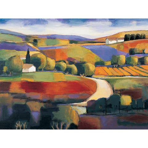 Paso Robles I White Modern Wood Framed Art Print by Clarke, Janine