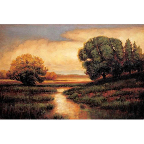 Its a Beautiful Day I Black Modern Wood Framed Art Print by Leonard, Jeffrey