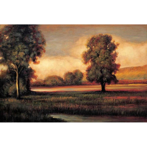 Its a Beautiful Day II Gold Ornate Wood Framed Art Print with Double Matting by Leonard, Jeffrey