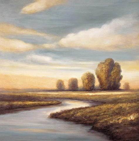 Reminisce II Black Ornate Wood Framed Art Print with Double Matting by Leonard, Jeffrey