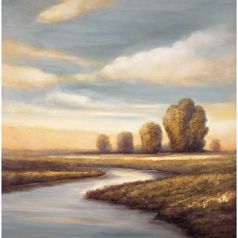 Reminisce II Black Modern Wood Framed Art Print by Leonard, Jeffrey