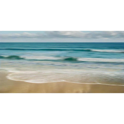 Afternoon Tide White Modern Wood Framed Art Print by Seba, John