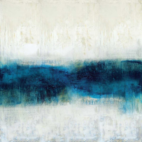 Emerge I White Modern Wood Framed Art Print with Double Matting by Blake, Jaden