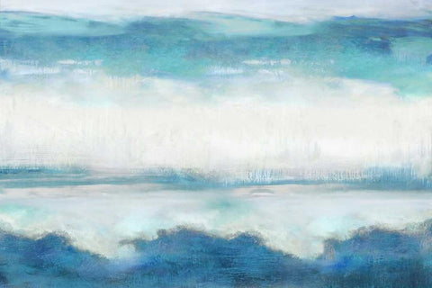 Lofty White Modern Wood Framed Art Print with Double Matting by Blake, Jaden