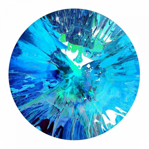 Circular Motion I Gold Ornate Wood Framed Art Print with Double Matting by Evans, Josh