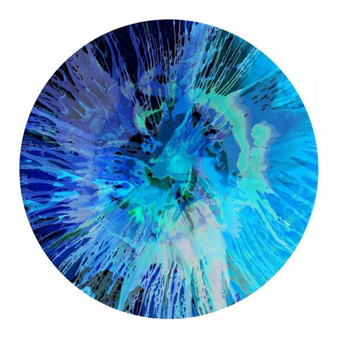 Circular Motion VII Black Ornate Wood Framed Art Print with Double Matting by Evans, Josh