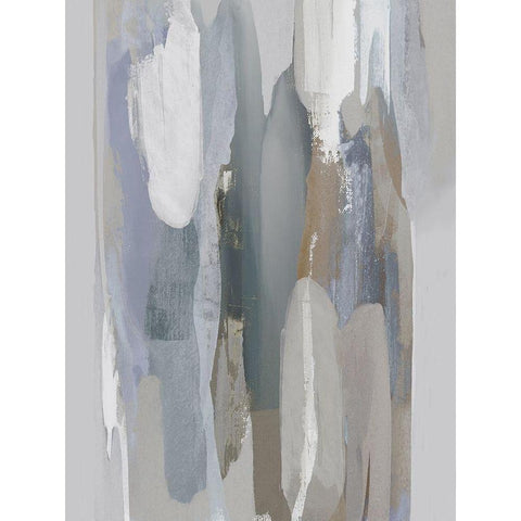 Converge Gray I Black Modern Wood Framed Art Print by Hanson, Jackie