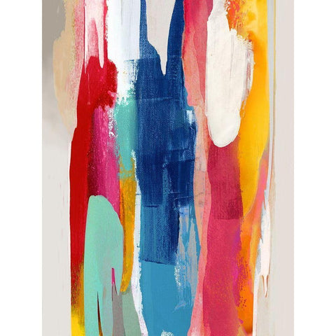 Lively V White Modern Wood Framed Art Print by Hanson, Jackie