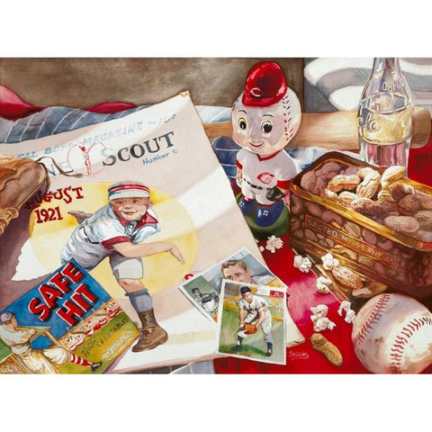 Boys of summer Black Modern Wood Framed Art Print by Koenig, Judy