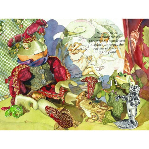 Got Bugs Gold Ornate Wood Framed Art Print with Double Matting by Koenig, Judy