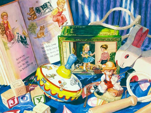 Jump White Modern Wood Framed Art Print with Double Matting by Koenig, Judy