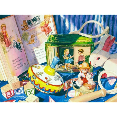 Jump Black Modern Wood Framed Art Print by Koenig, Judy