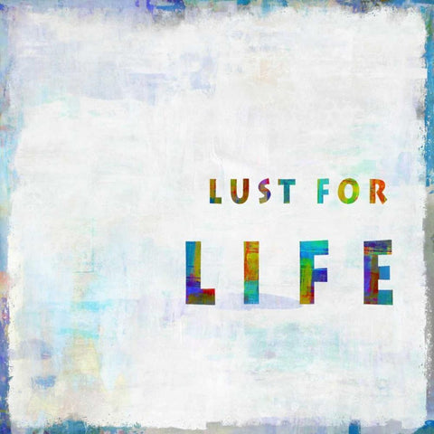 Lust For Life In Color Black Modern Wood Framed Art Print by MacDowell, Jamie