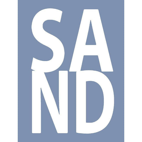 Sand Blue Black Modern Wood Framed Art Print by MacDowell, Jamie