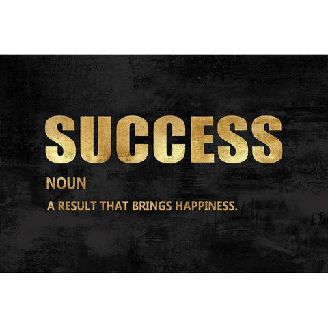 Success in Gold White Modern Wood Framed Art Print by MacDowell, Jamie