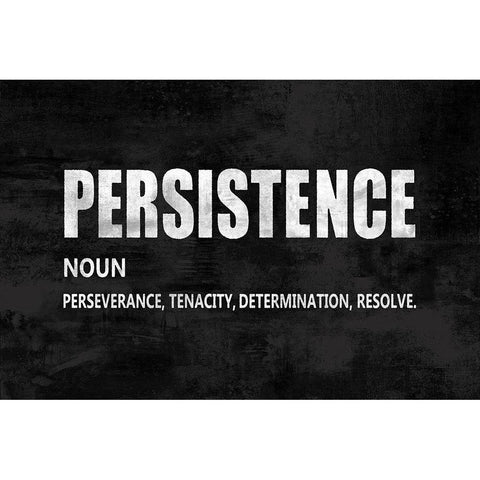 Persistence on Black Black Modern Wood Framed Art Print by MacDowell, Jamie