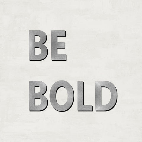 Be Bold Gold Ornate Wood Framed Art Print with Double Matting by MacDowell, Jamie