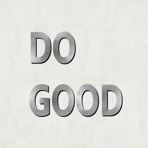 Do Good Black Modern Wood Framed Art Print with Double Matting by MacDowell, Jamie