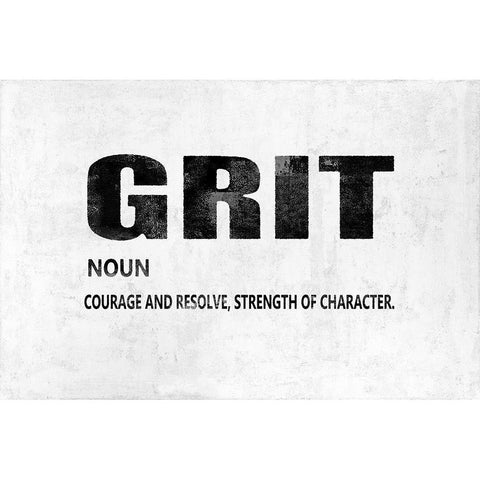 Grit  Black Modern Wood Framed Art Print with Double Matting by MacDowell, Jamie