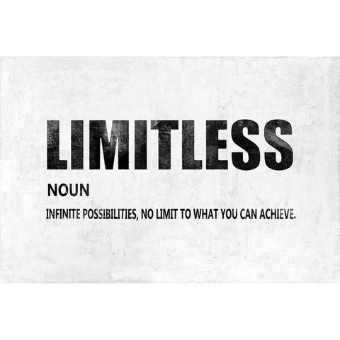 Limitless  Black Modern Wood Framed Art Print with Double Matting by MacDowell, Jamie