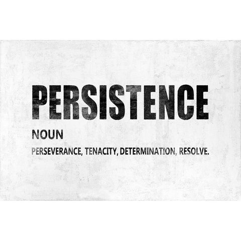 Persistence Black Modern Wood Framed Art Print with Double Matting by MacDowell, Jamie