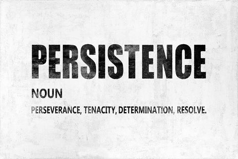 Persistence White Modern Wood Framed Art Print with Double Matting by MacDowell, Jamie