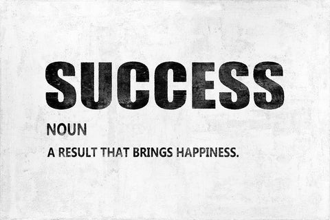 Success on Gray  Black Ornate Wood Framed Art Print with Double Matting by MacDowell, Jamie